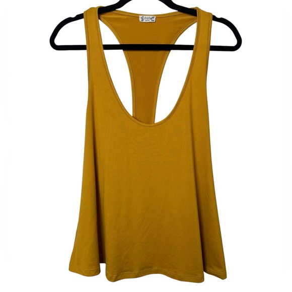 Intimately By Free People Tops - Intimately Free People Small Elegant Mustard Tank Top